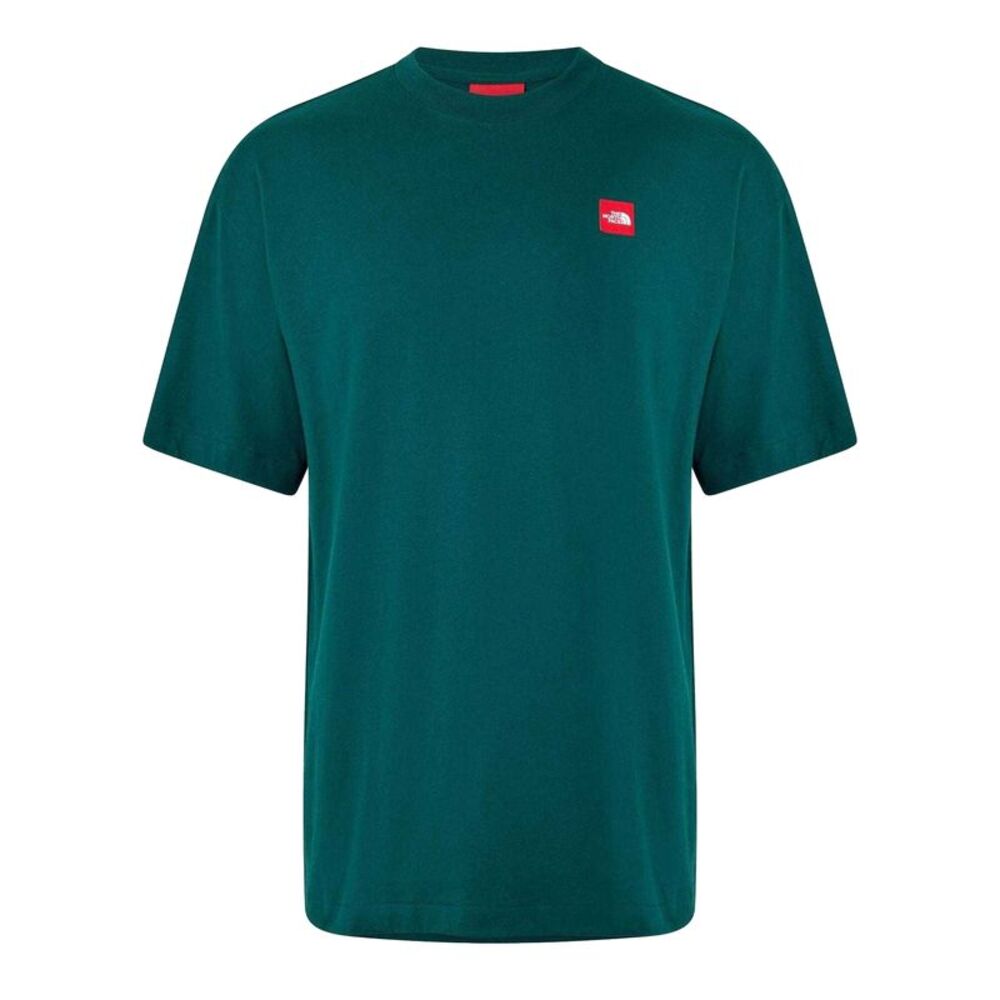 The North Face Mens Box Logo T-Shirt / Hunter Green